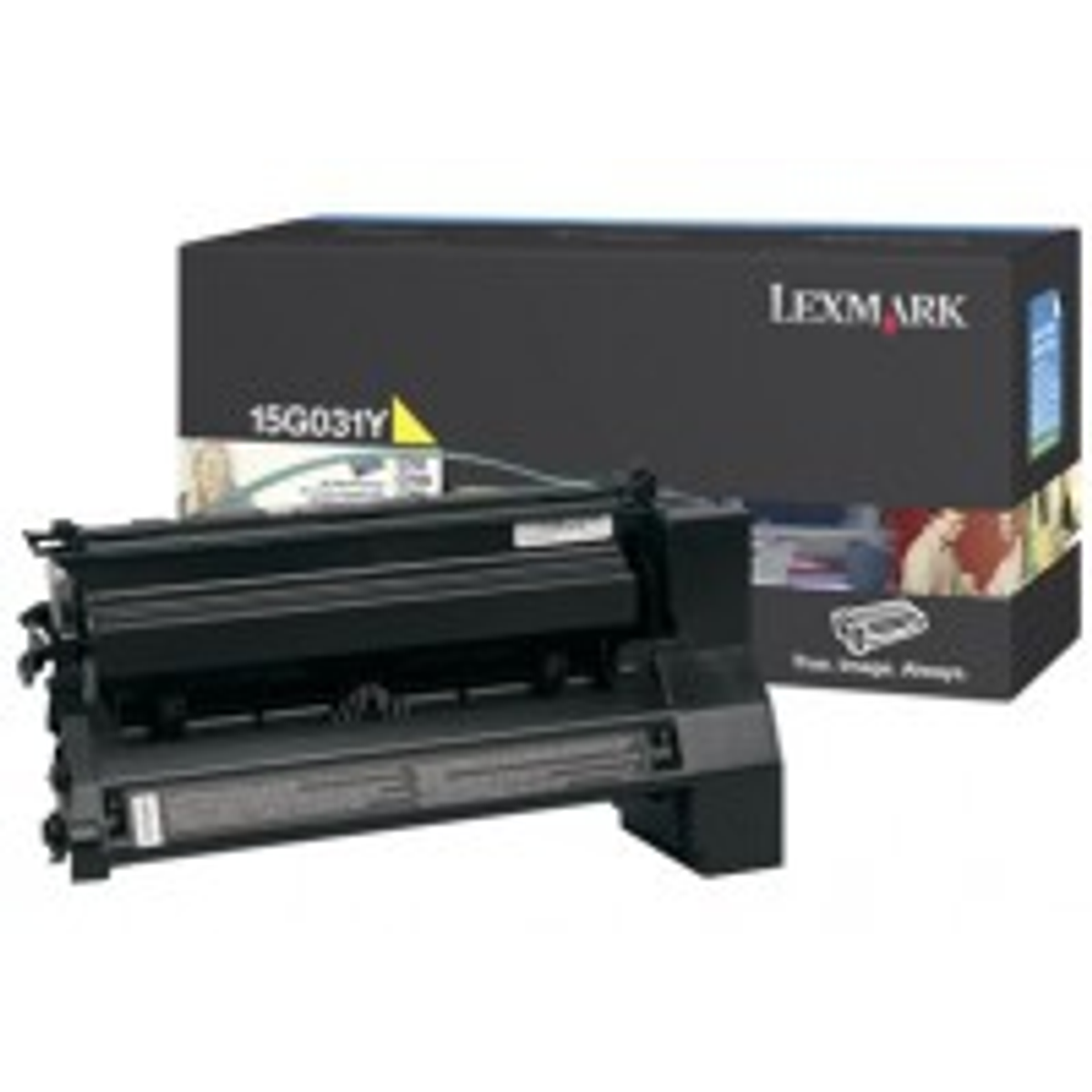 Tóner Lexmark 15G031Y Original Amarillo