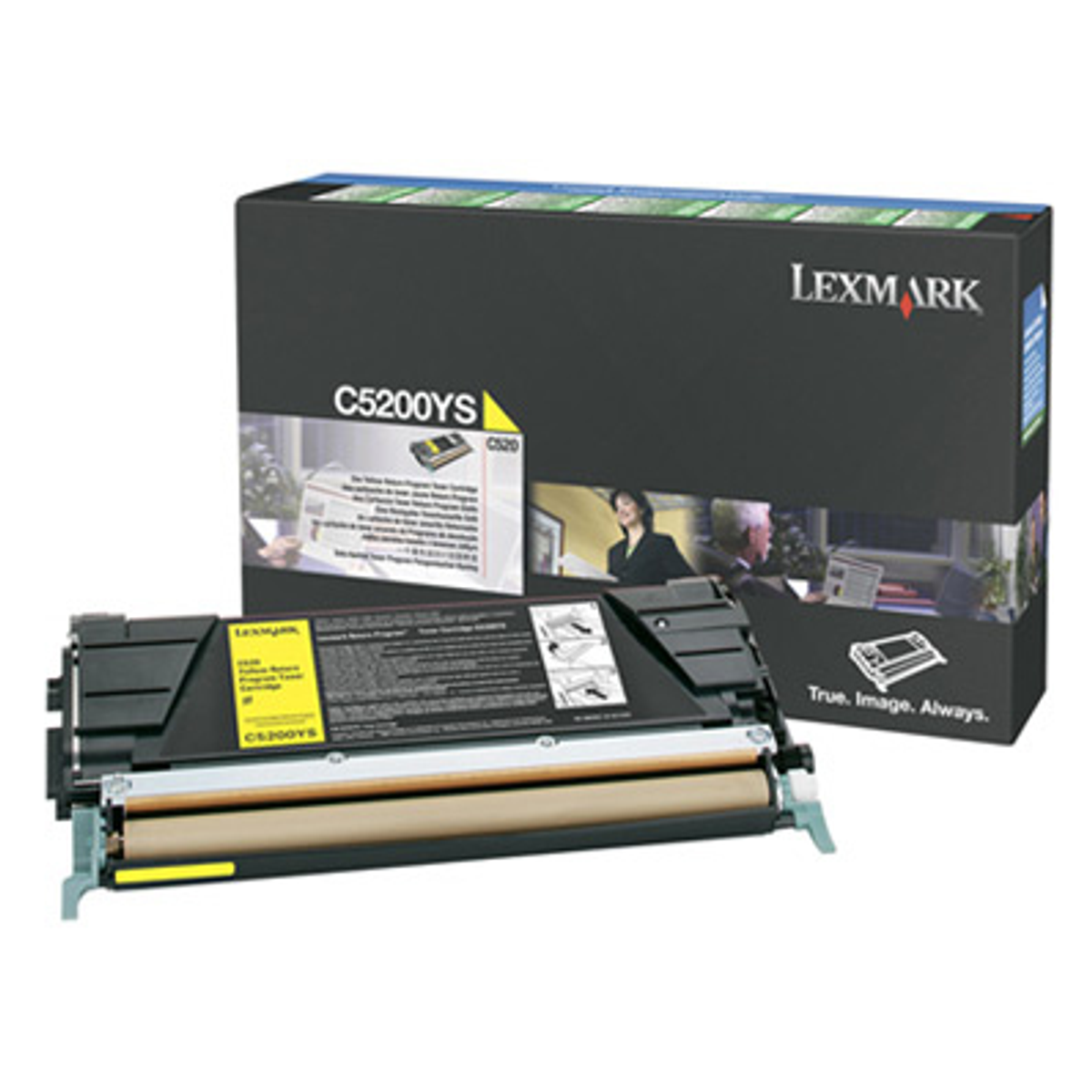 Tóner Lexmark C5200YS Original Amarillo