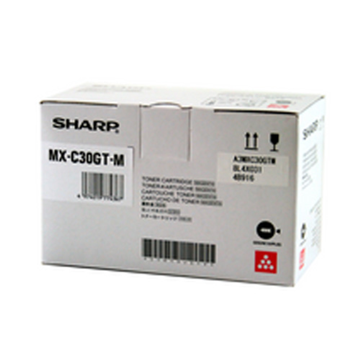 Tóner Sharp MXC30GTM Original Magenta