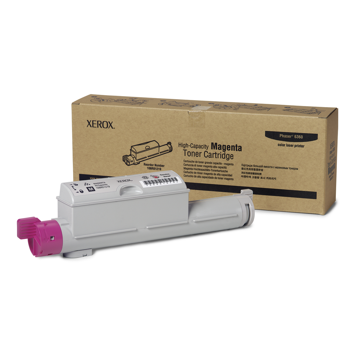 Tóner Xerox 106R01219 Original Magenta