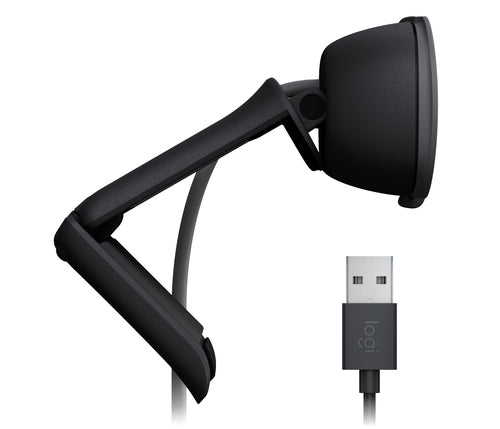 Webcam Logitech Brio 100 Full HD USB-A grafito — vista 4