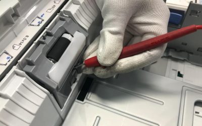 El tóner de impresora láser se seca