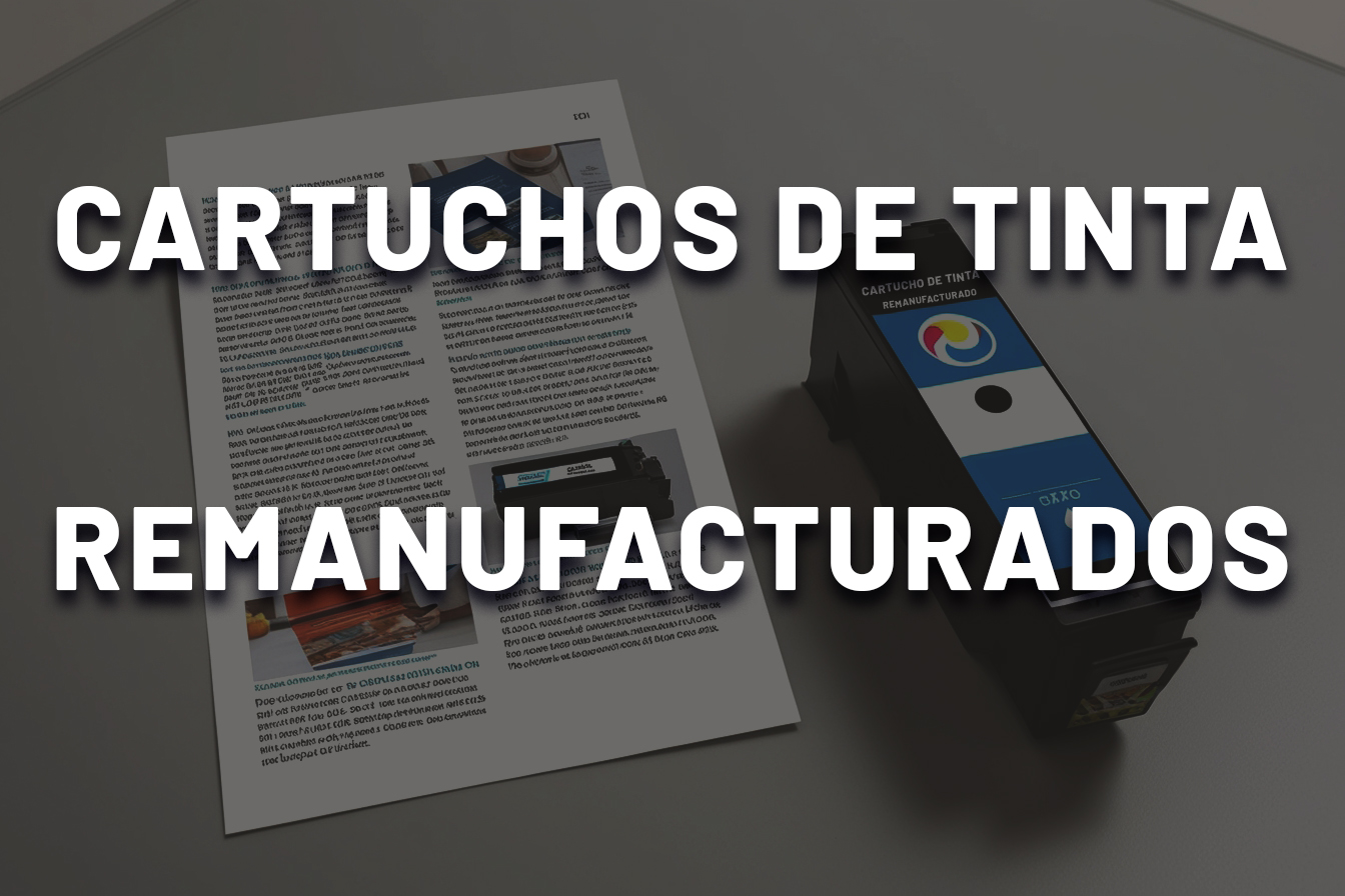 Cartuchos de tinta remanufacturados calidad baja. Cartuchos de tinta reciclados y reutilizados