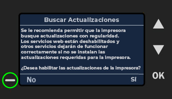 Deshabilitar actualizaciones automáticas en impresoras HP serie e