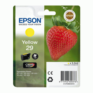 (imagen para) TINTA EPSON 29 FRESA AMARILLO C13T29844010