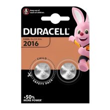 (imagen para) Pila Boton de Litio Duracell CR2016 Pack 2 uds