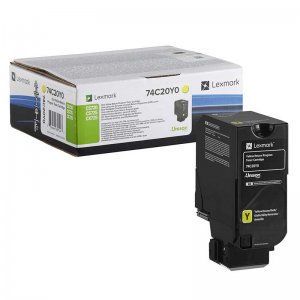 (imagen para) TONER LEXMARK 74C20Y0 AMARILLO