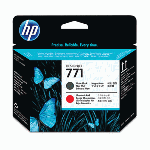 (imagen para) CABEZAL DE IMPRESIÓN HP 771 NEGRO MATE/ROJO CROMATICO