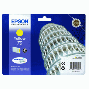 (imagen para) Tinta Amarilla Epson Torre de Pisa Epson 79