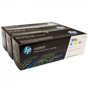 (imagen para) Pack de 3 Colores HP 305A CF370AM Laserjet 300/400