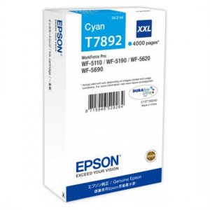 (imagen para) Tinta Cian Epson T7892 XXL Serie WF-5000