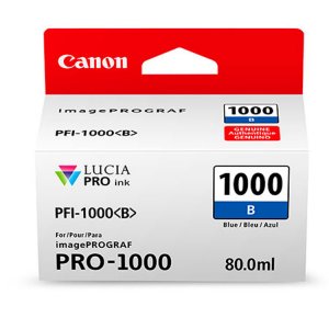 (imagen para) Tinta Azul Canon PFI-1000B 0555C002AA PRO 1000