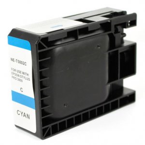 (imagen para) Tinta Compatible con Epson T5802 Cian