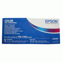 (imagen para) TINTA C33S020410 4 COLORES CMYK EPSON TM-C100