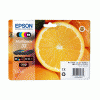 (imagen para) Multipack Tinta Epson 33 Naranja 5 Col...