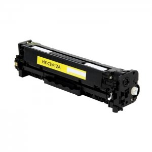 (imagen para) Compatible con Toner HP CE412A Amarillo