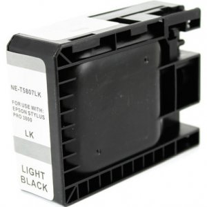 (imagen para) Tinta Compatible con Epson T5807 Negro Claro