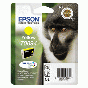 (imagen para) Tinta T0894 Epson Mono Amarillo Stylus S20/SX205/SX218/SX405