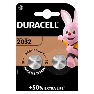 (imagen para) Pila Boton de Litio Duracell CR2032 Pack 2 uds