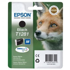 (imagen para) TINTA NEGRO EPSON T1281 STYLUS S22/SX125/SX420W SX425W/BX305F