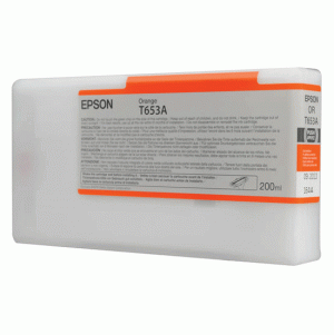 (imagen para) Tinta Naranja Epson T653a Stylus Pro 4900