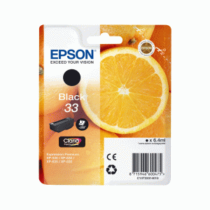 (imagen para) Tinta Epson 33 Naranja Color Negro C13T33314012