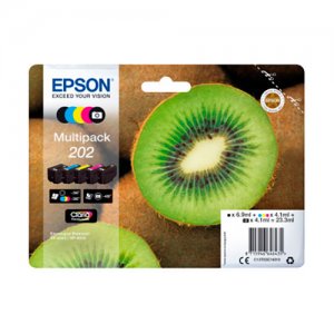 (imagen para) Tinta Epson Kiwi 202 multipack 5 colores