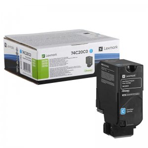 (imagen para) Toner Lexmark 74C20C0 Cian