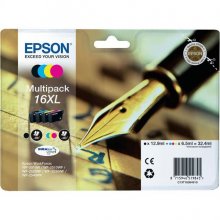 (imagen para) Epson 16XL T1636 Multipack Tintas 4 Colores Alta Capacidad