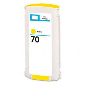 (imagen para) Tinta compatible con HP 70 CC9454A Amarillo
