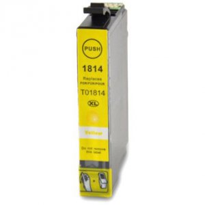 (imagen para) Tinta Compatible con Epson T1814 Amarillo