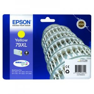 (imagen para) Tinta Amarilla Epson Torre de Pisa Epson 79XL