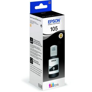 (imagen para) TINTA EPSON 105 ECOTANK RECARGA NEGRO C13T00Q140
