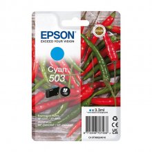 (imagen para) Tinta Epson 503 Cian pimientos