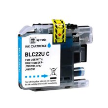 (imagen para) Tinta compatible con Brother LC22UCBP Cian