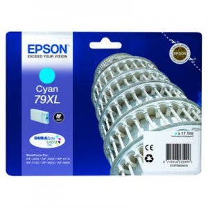 (imagen para) Tinta Cian Epson Torre de Pisa Epson 79XL