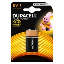 (imagen para) Pilas Alcalinas Duracell Plus 6LR61 Pack 1 ud