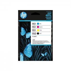 (imagen para) Pack 4 Cartuchos de Tinta HP 950/951 CMYK 6ZC65AE