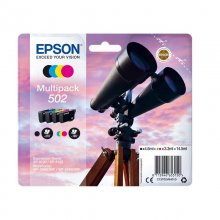 (imagen para) MULTIPACK TINTA EPSON 502 BINOCULARES C13T02V64010