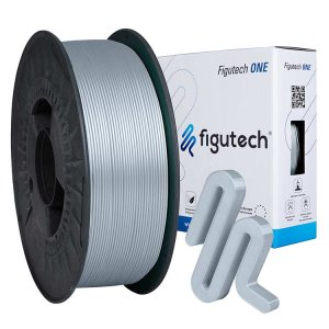 (imagen para) Figutech ONE Filamento PLA Gris Claro 1.75mm 1Kg