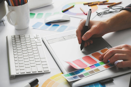 Tableta gráfica con pantalla
