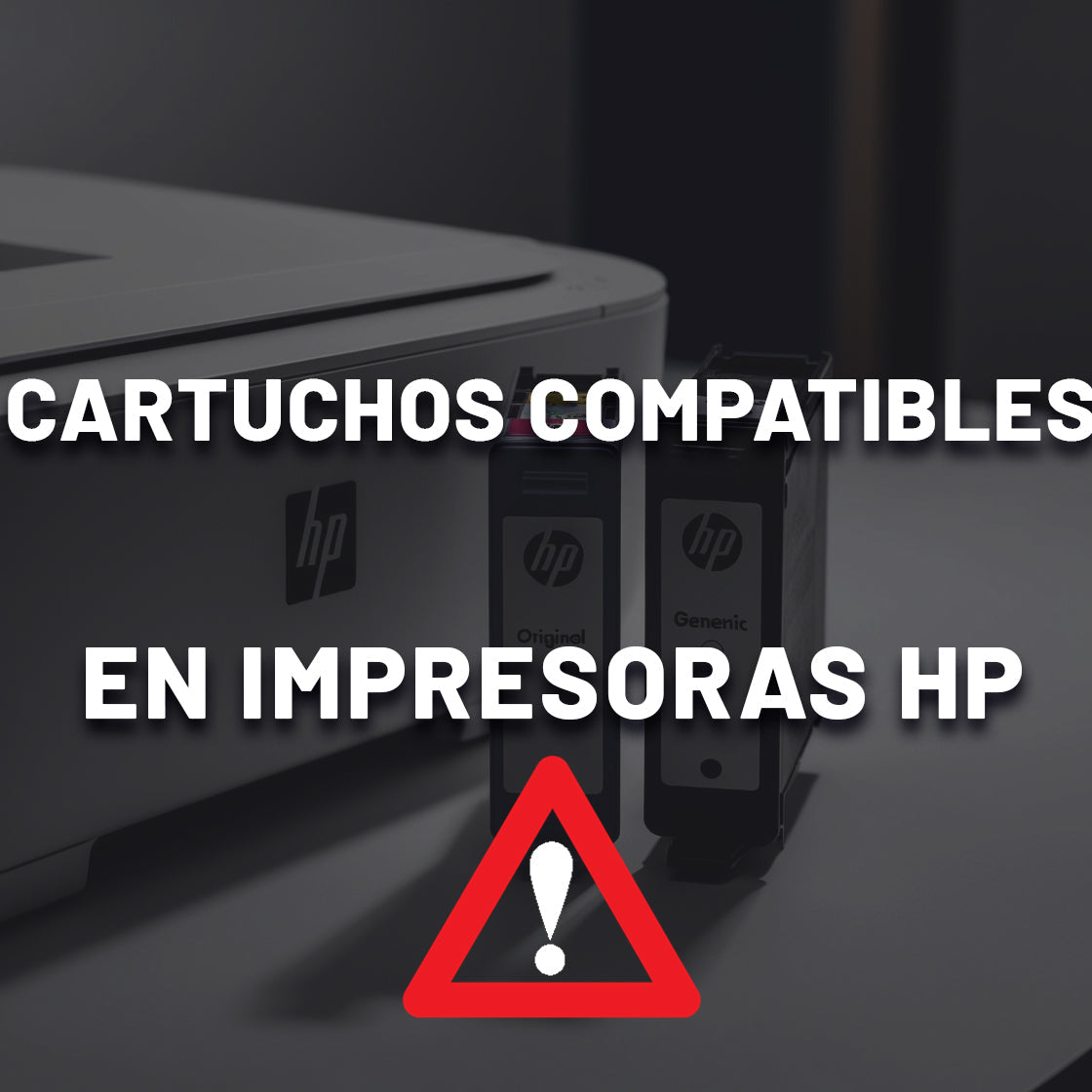 ¿Se pueden usar cartuchos compatibles en impresoras HP?