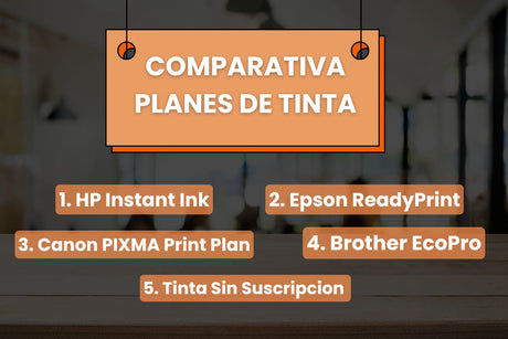 Comparativa de Suscripciones Mensuales de Tinta