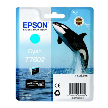 Tinta Epson T7602 Cian C13T76024010 SC-P600