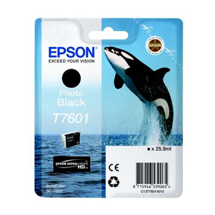 Tinta Epson T7601 Negro Foto C13T76014010 SC-P600
