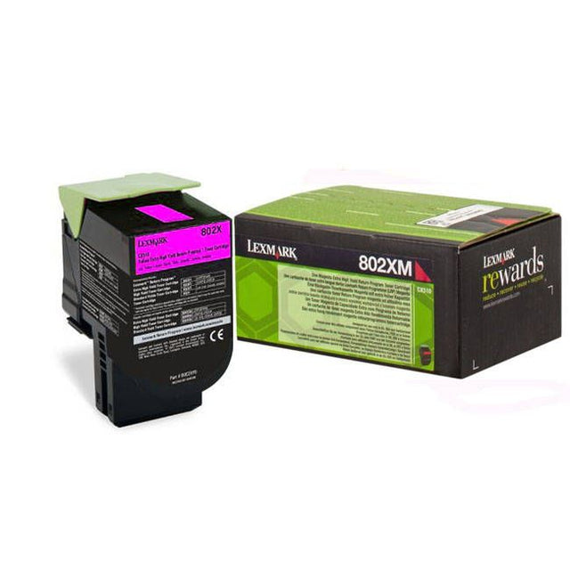 Toner Lexmark 802XM Magenta 80C2XM0 4.000 PAGINAS CX510