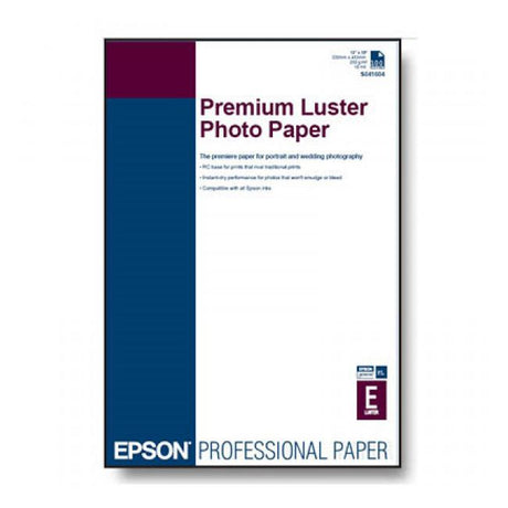 Papel Fotografico Epson Premium Luster 25 Hojas A2