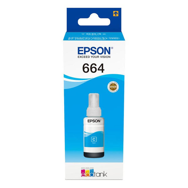 Recarga Tinta Epson 664 Cian Ecotank L355/L555