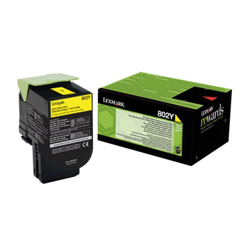 Toner Lexmark 802Y 80C20Y0 Amarillo CX310/CX410/CX510
