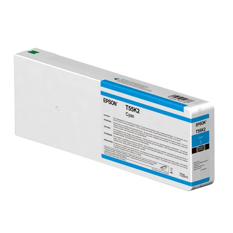 Tinta Epson T55K2 Cian HDX/HD 700ml